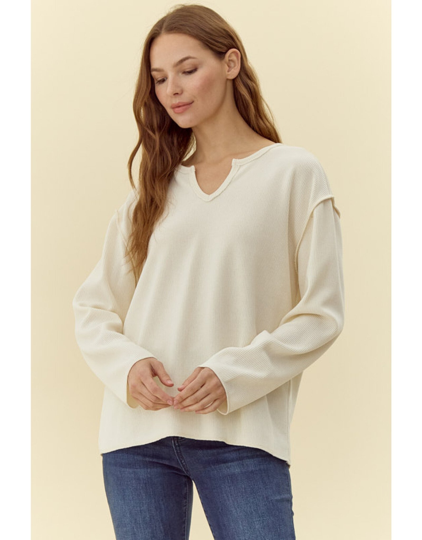 Grier Textured Knit Top