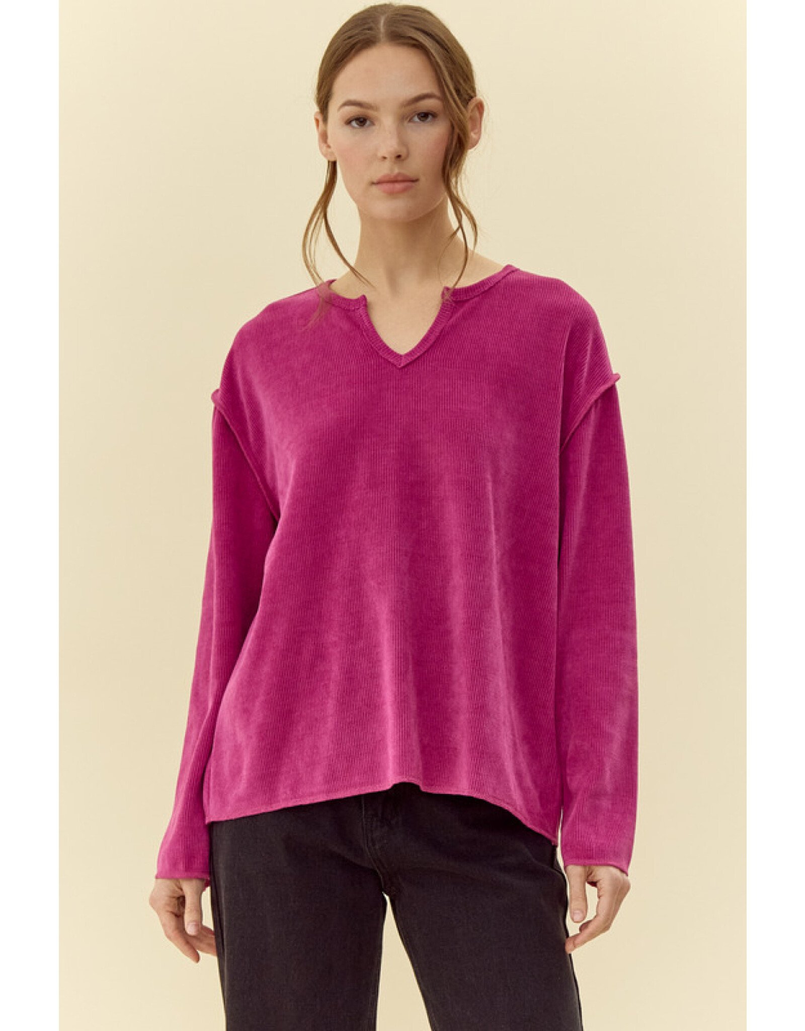 Grier Textured Knit Top