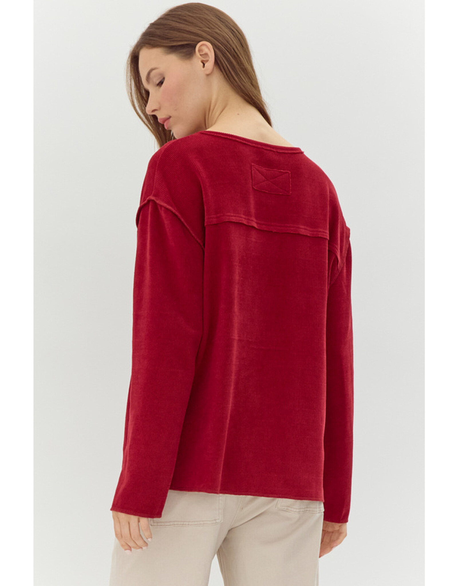 Grier Textured Knit Top