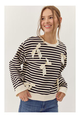 Gioia Bow & Stripe Top