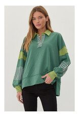 Giana Mixed Stripe Sweatshirt