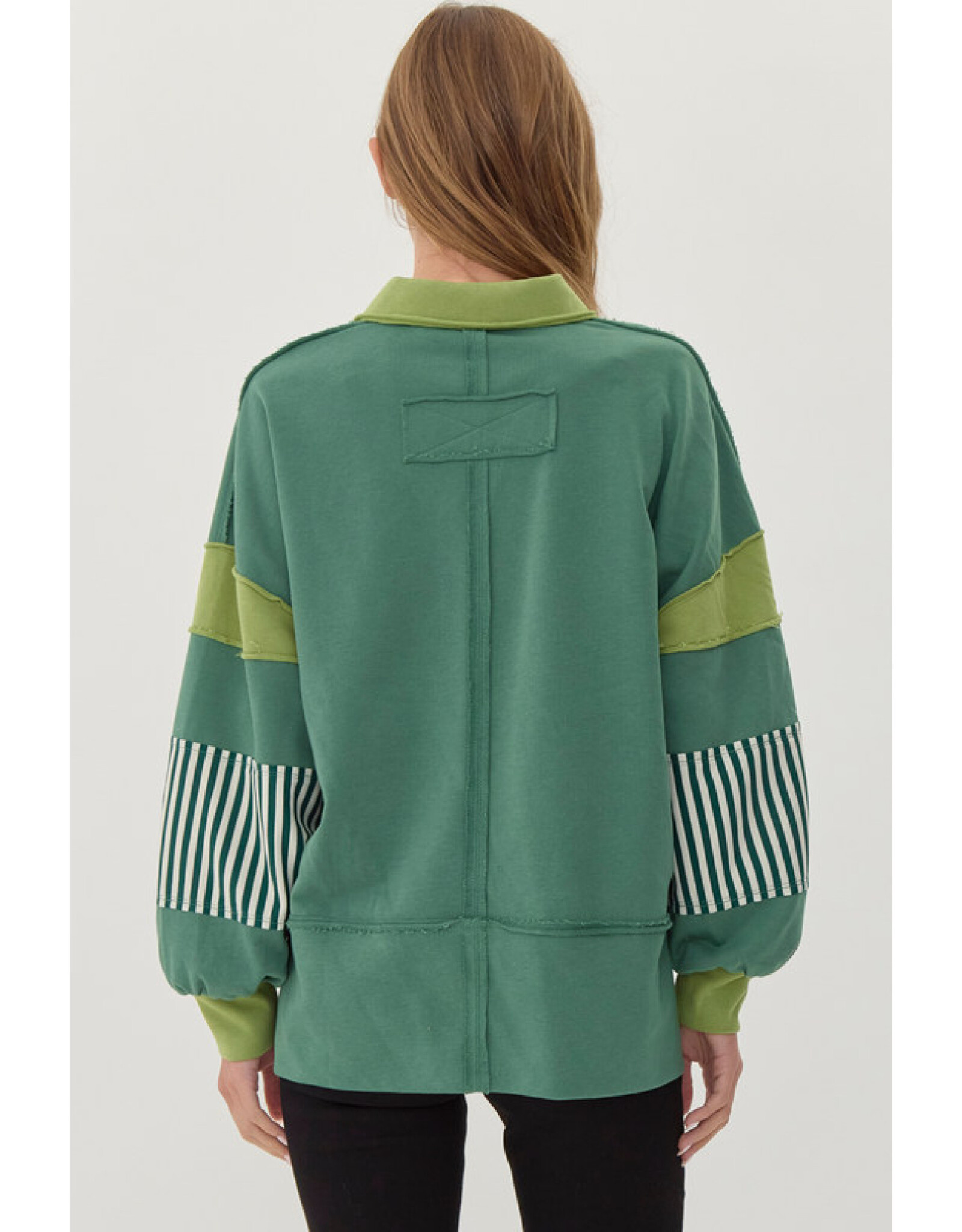 Giana Mixed Stripe Sweatshirt