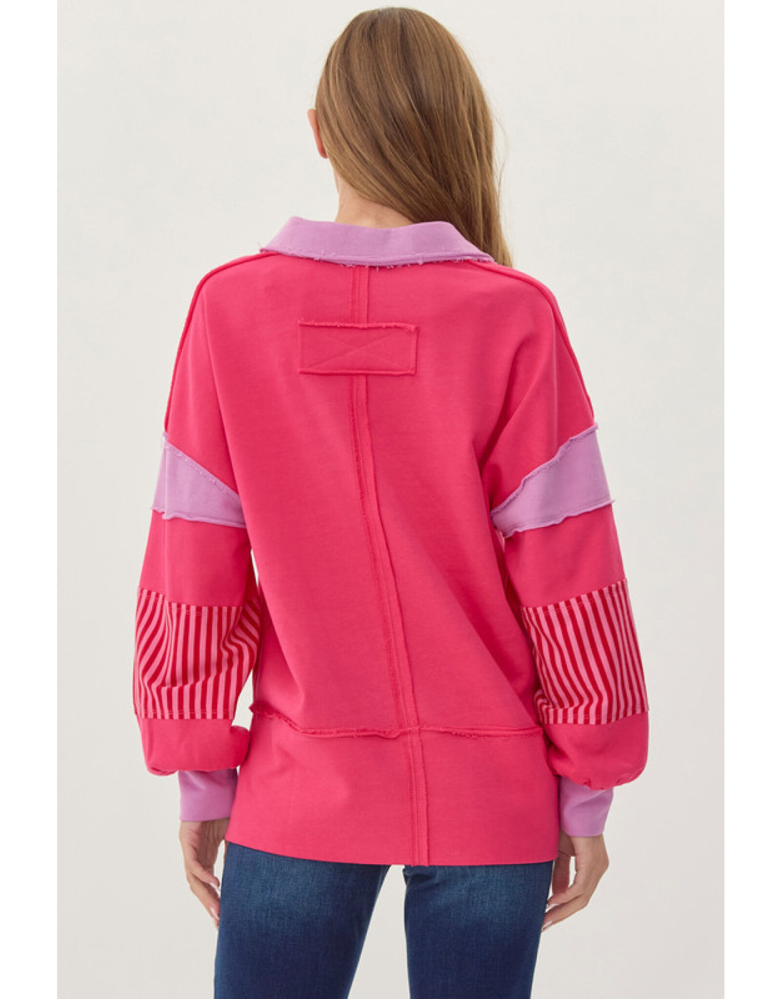 Giana Mixed Stripe Sweatshirt