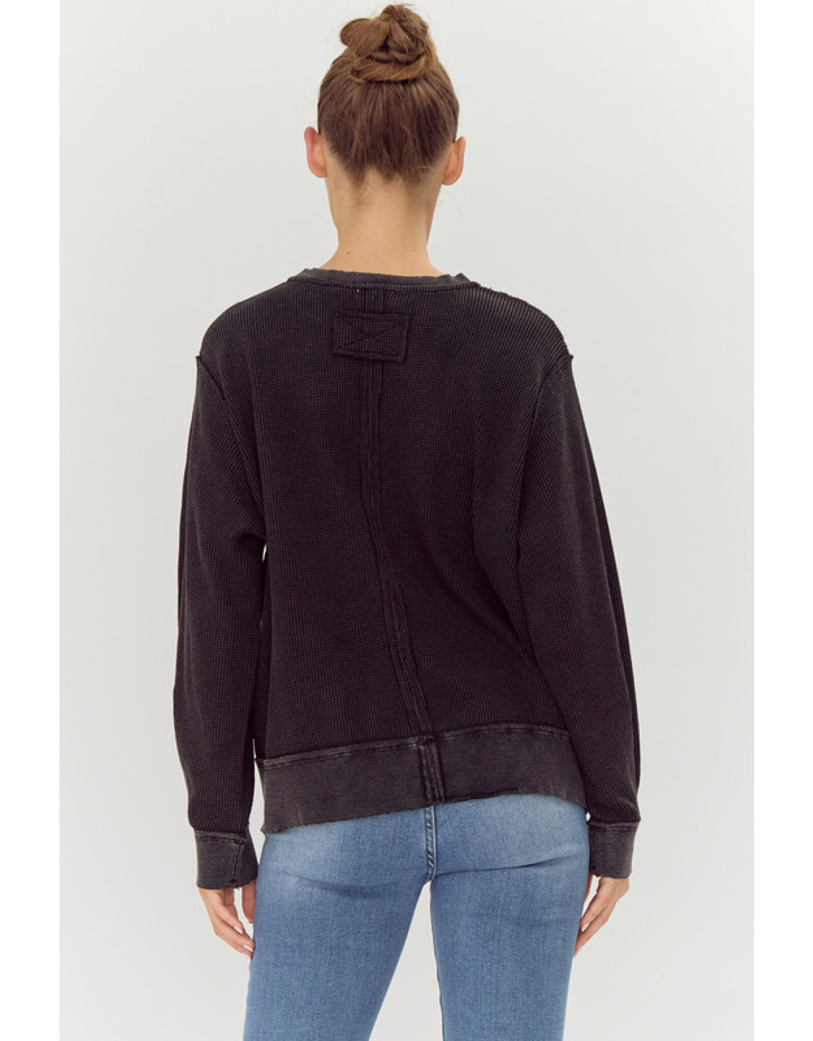 Gilly Waffle Textured Pull-Over