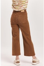 Dear John Denim Dear John Audrey High Rise Cropped Wide Leg Pants Burnt Sienna