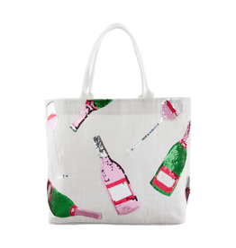 Mud Pie Holiday  Drinks Sparkle Tote