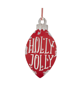 Mud Pie Jolly Ornament Door Hanger