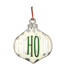 Mud Pie Ho Ho Ho Ornament Door Hanger