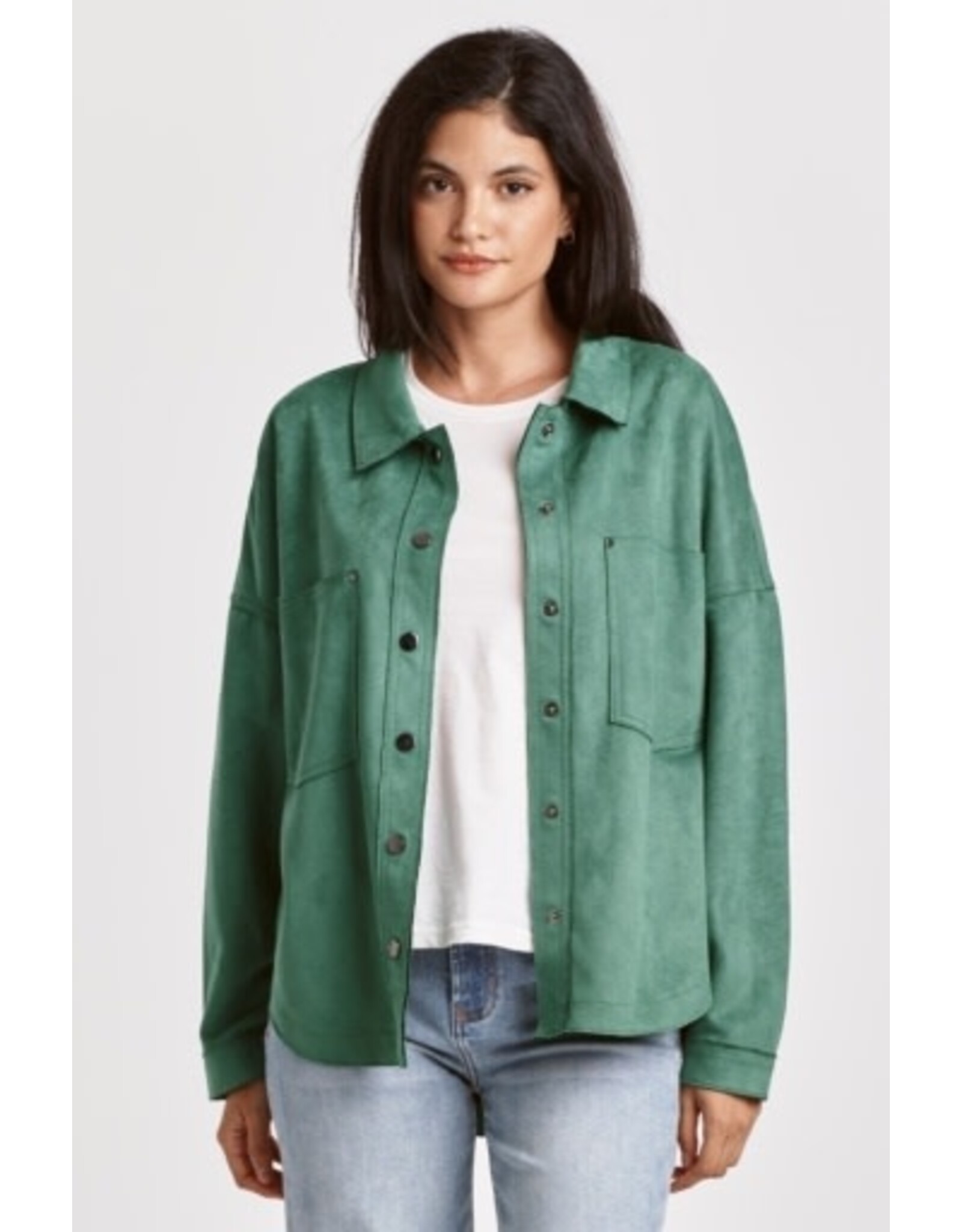 Dear John Denim Dear John Gina Suede Shirt Jacket