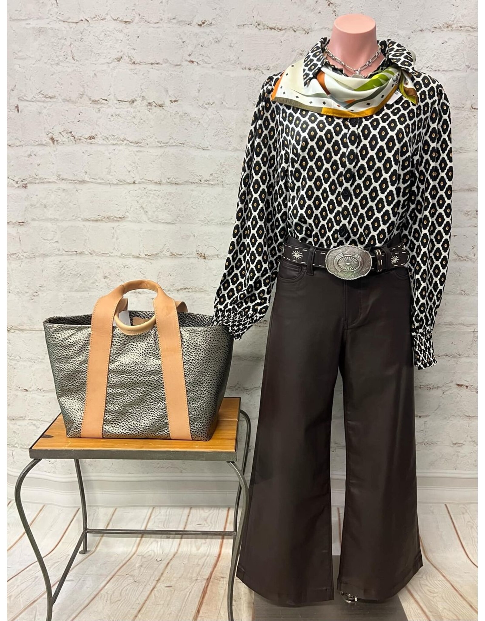 Gemini Classic Print Top