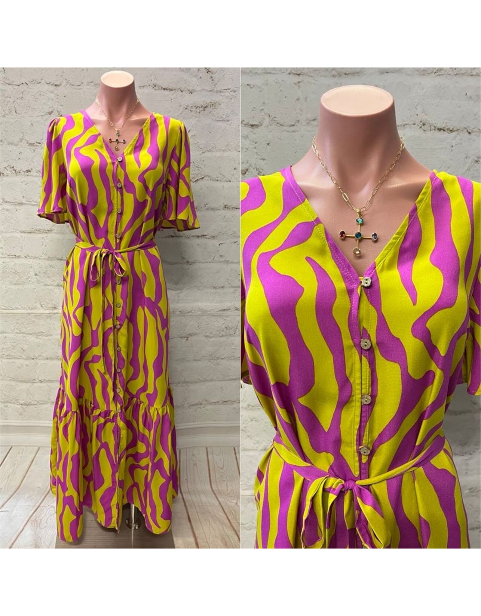 Guinevere Geo Print Maxi Dress