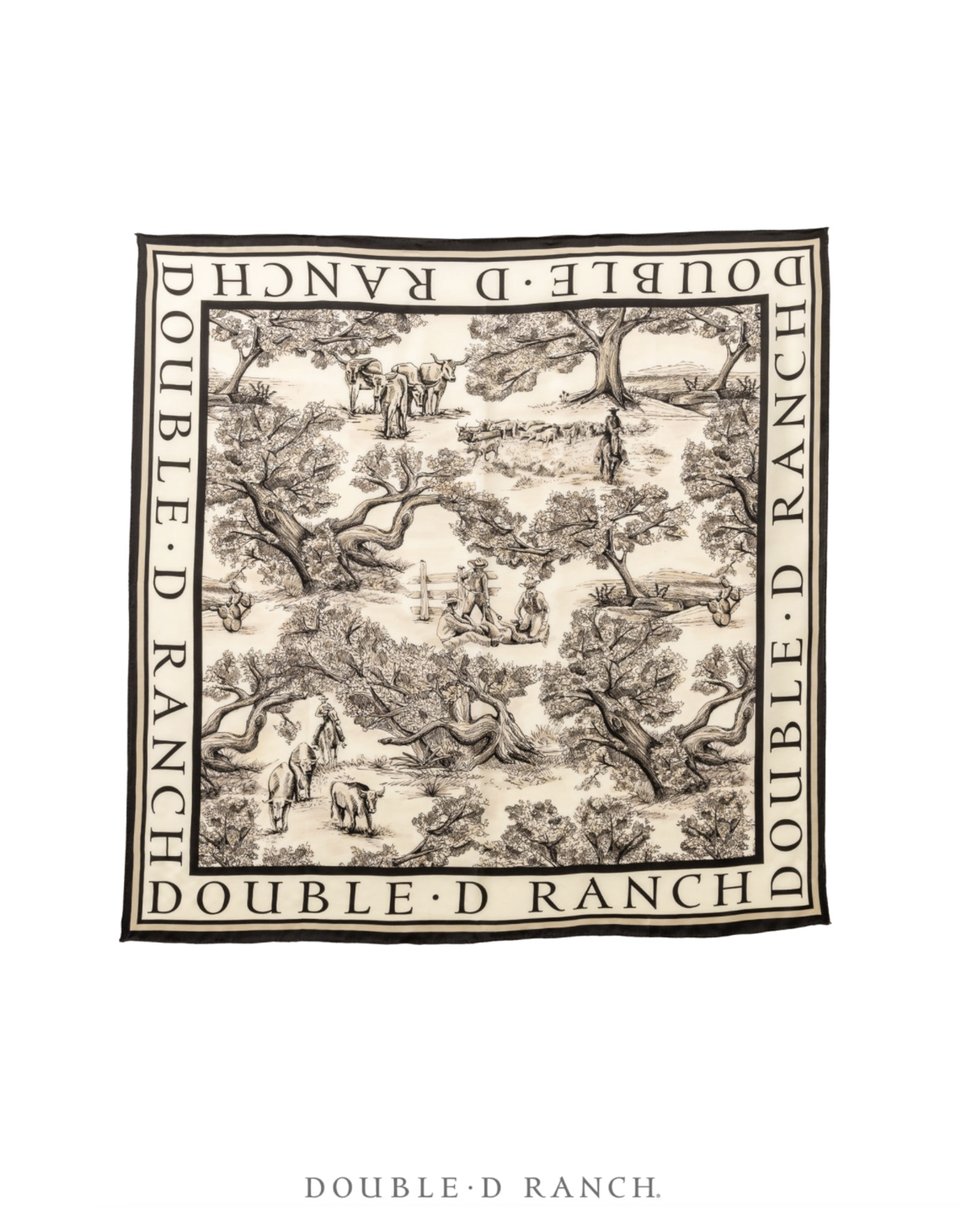 Double D Ranch Double D Ranch Wide Open Trails Toile Scarf