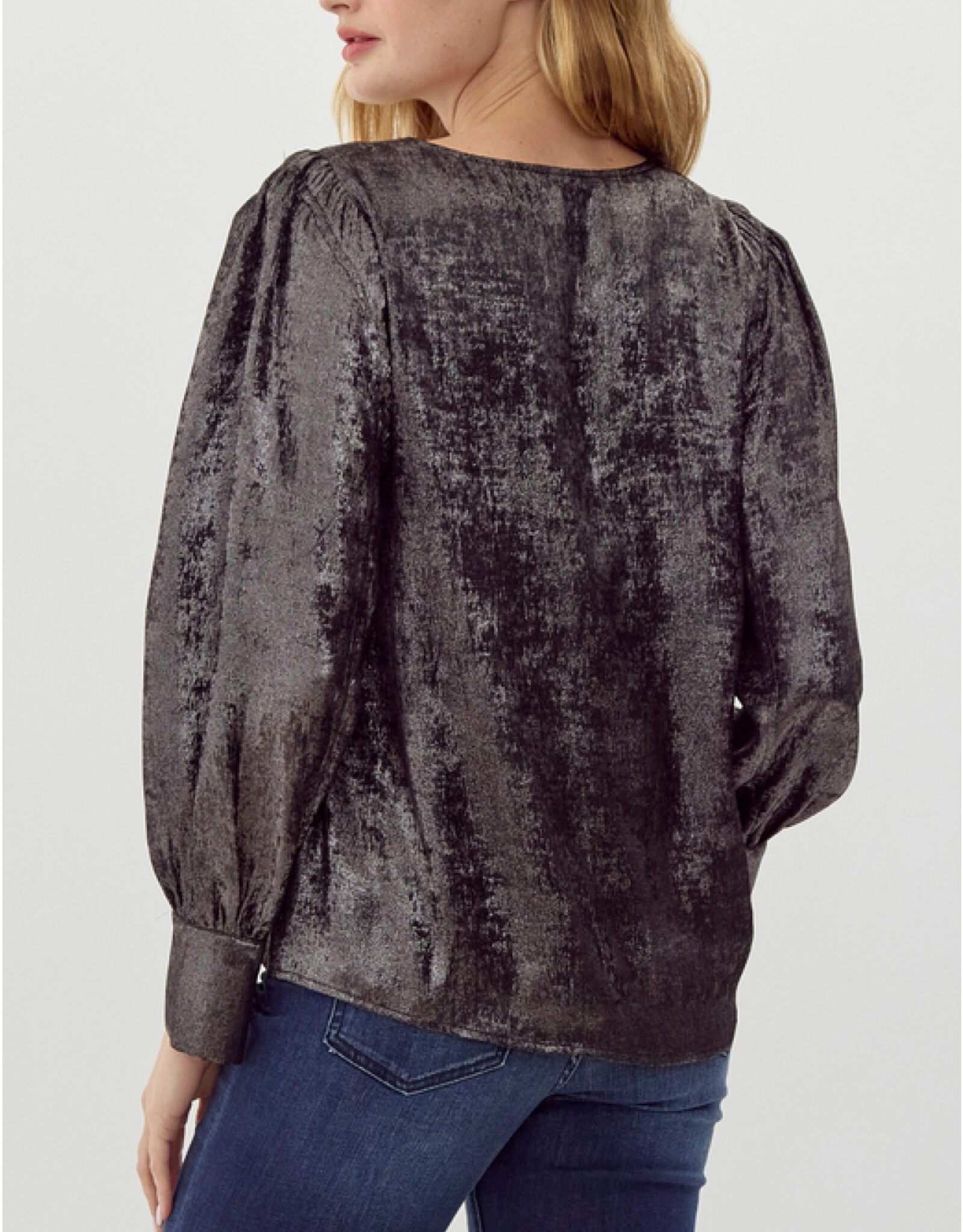 Gloriana Metallic Wide Cuff Top