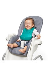OXO OXO Tot Roll Up Bib 2 Pack Gray and Teal