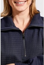 Tribal Tribal Quilted Kangaroo Pocket Top with Half-Zip