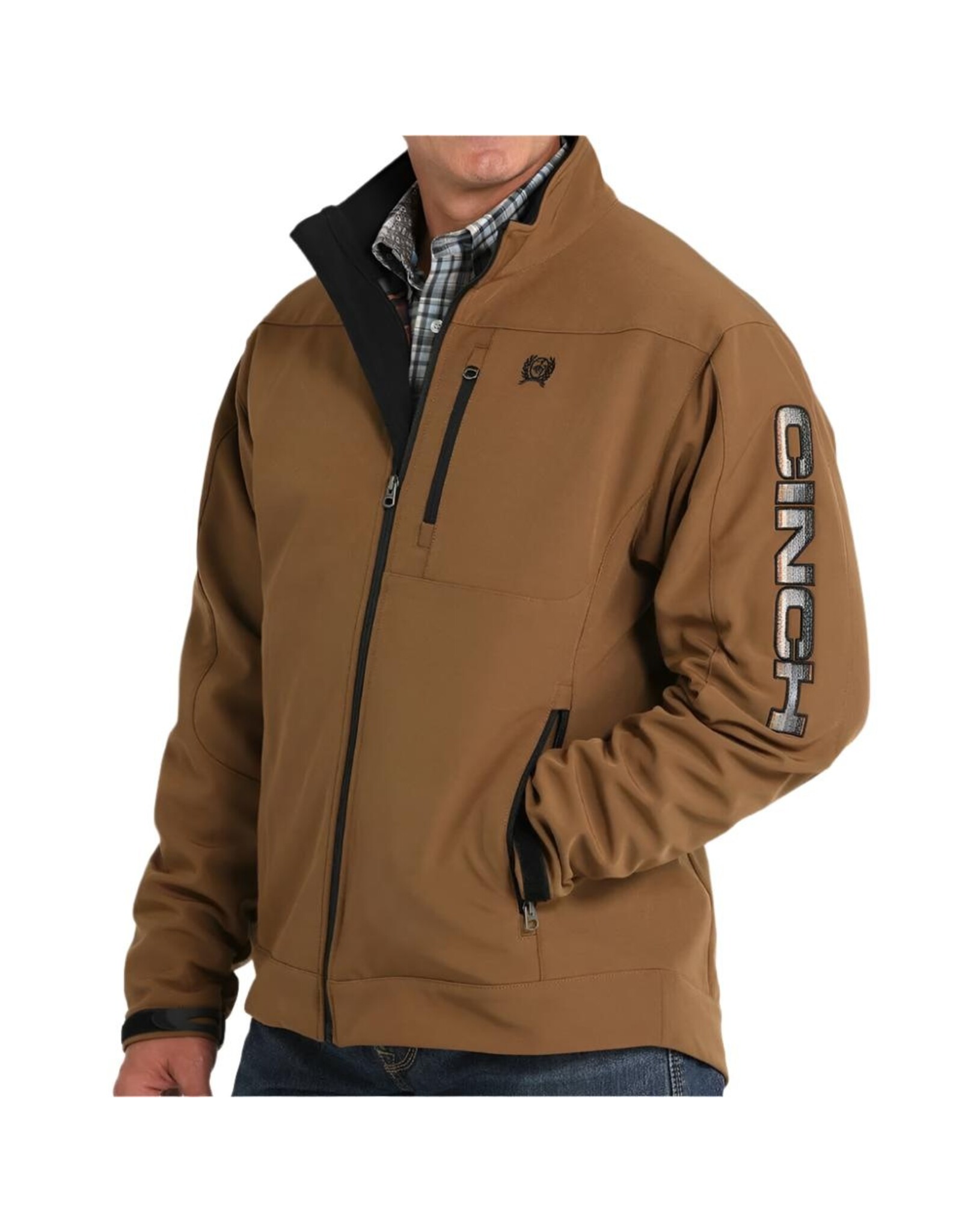 Cinch Cinch Mens Logo Sleeve Bonded Jacket