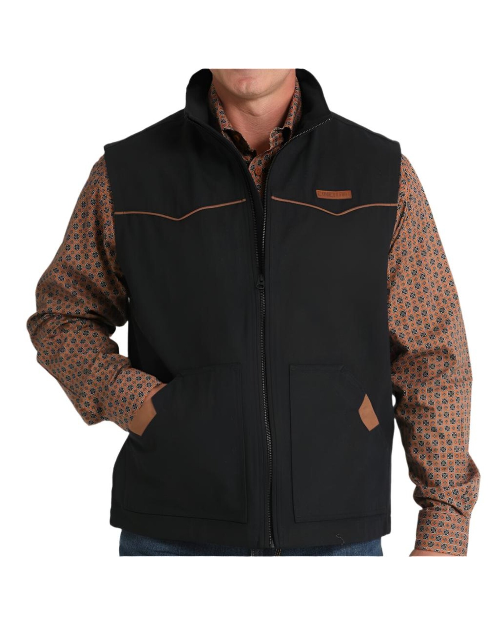 Cinch Cinch Mens Wax Coated Canvas Vest