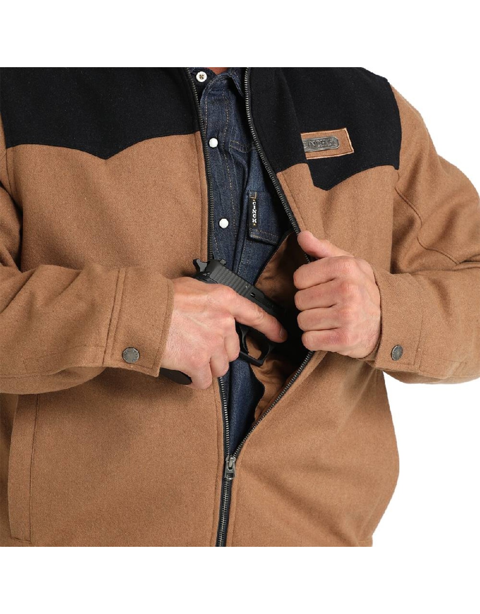 Cinch Cinch Mens Concealed Carry Wooly Jacket