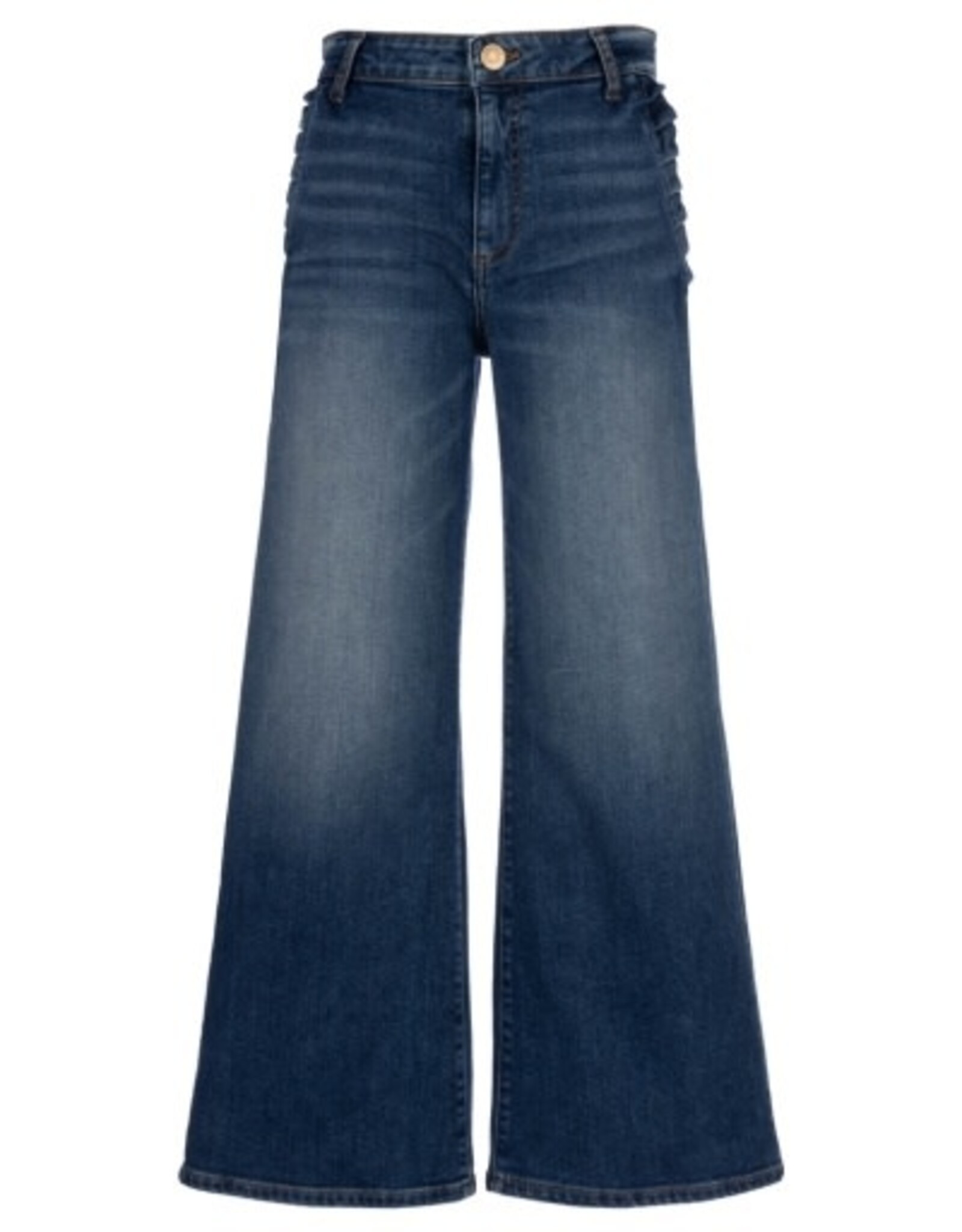 Kut from the Kloth / STS Blue KUT Meg High Rise Wide Leg Slash Pockets With Pleats Superb