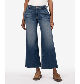 Kut from the Kloth / STS Blue KUT Meg High Rise Wide Leg Slash Pockets With Pleats Superb