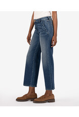 Kut from the Kloth / STS Blue KUT Meg High Rise Wide Leg Slash Pockets With Pleats Superb