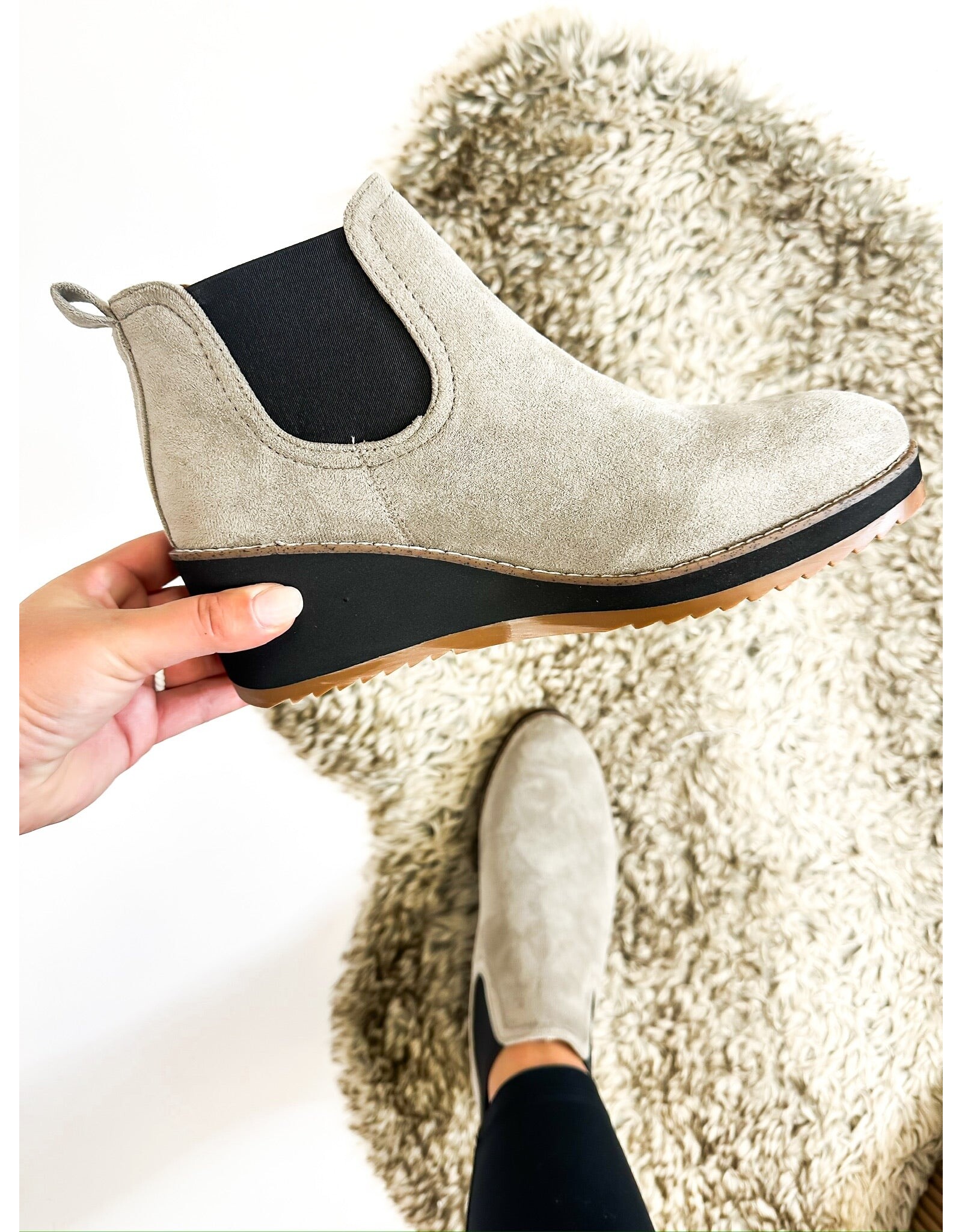 Corkys Corkys Love You A Latte Boot Grey Suede