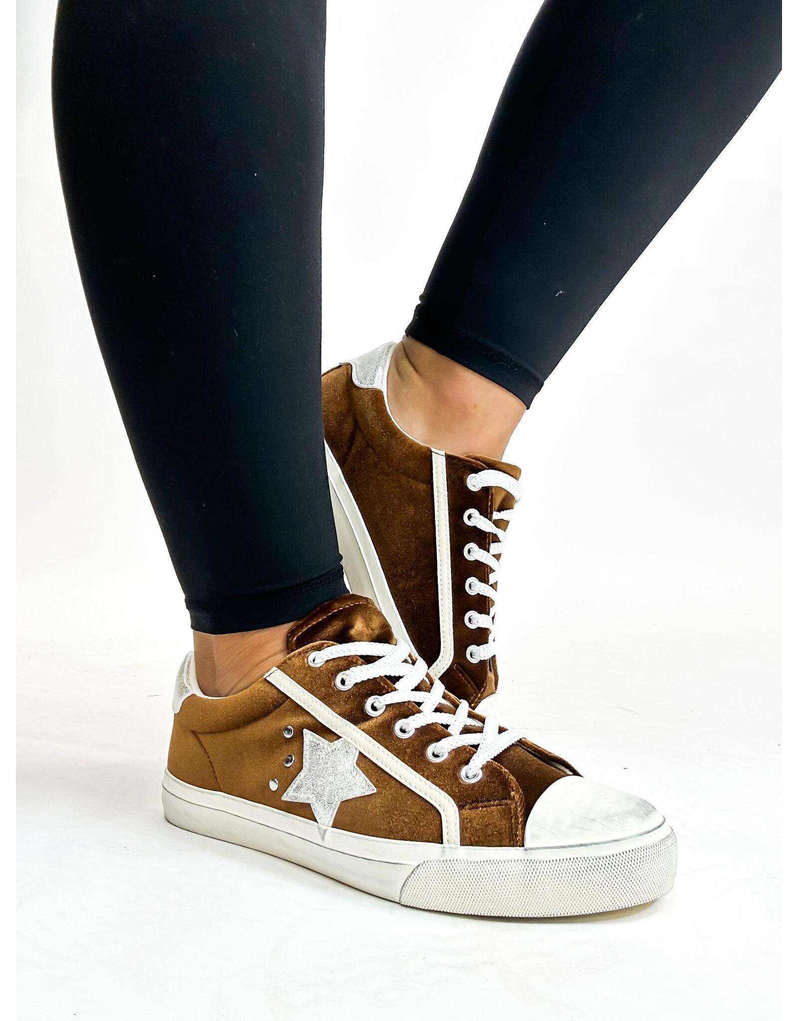 Corkys Corkys Big Dipper Sneaker Cinnamon Velvet