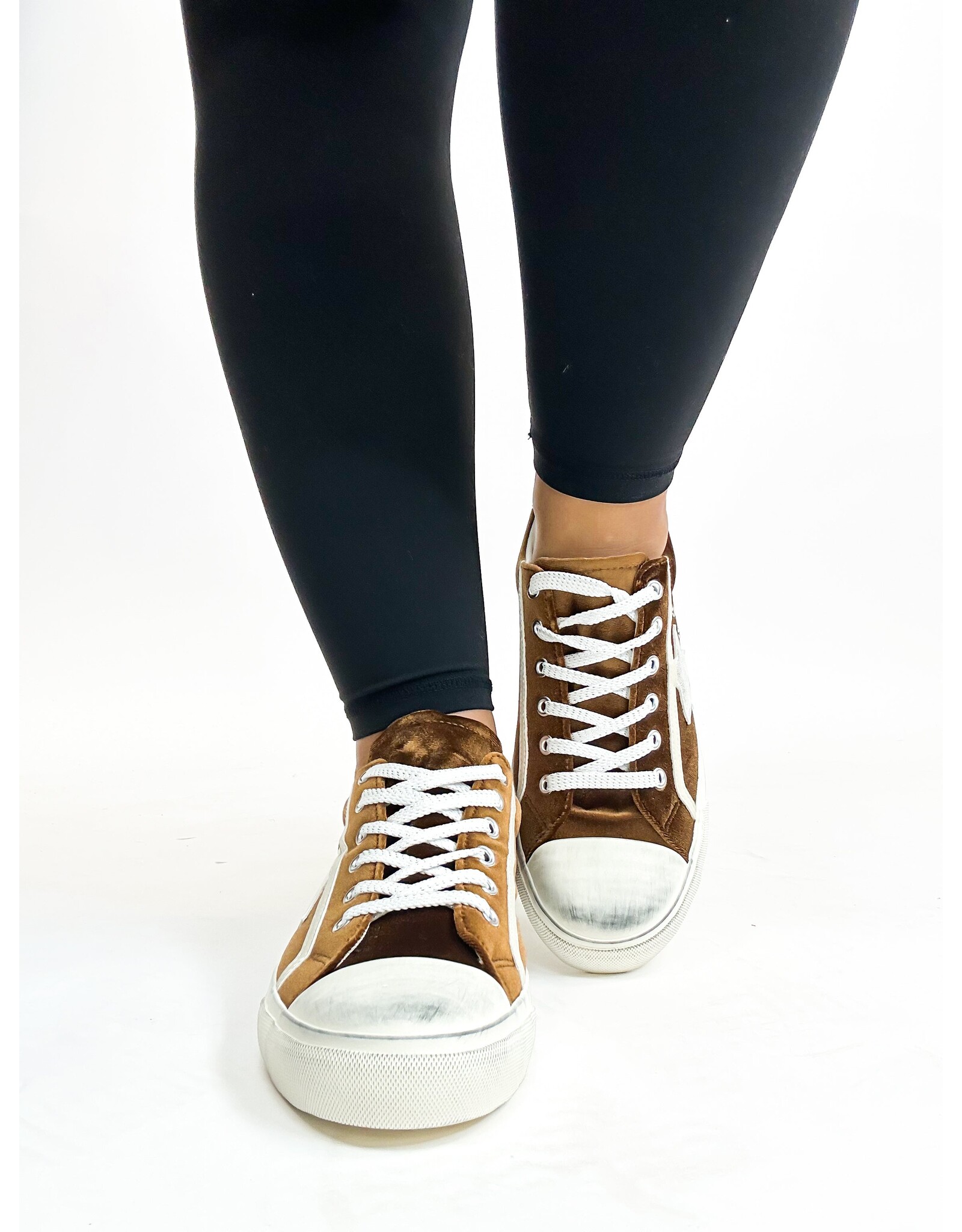 Corkys Corkys Big Dipper Sneaker Cinnamon Velvet