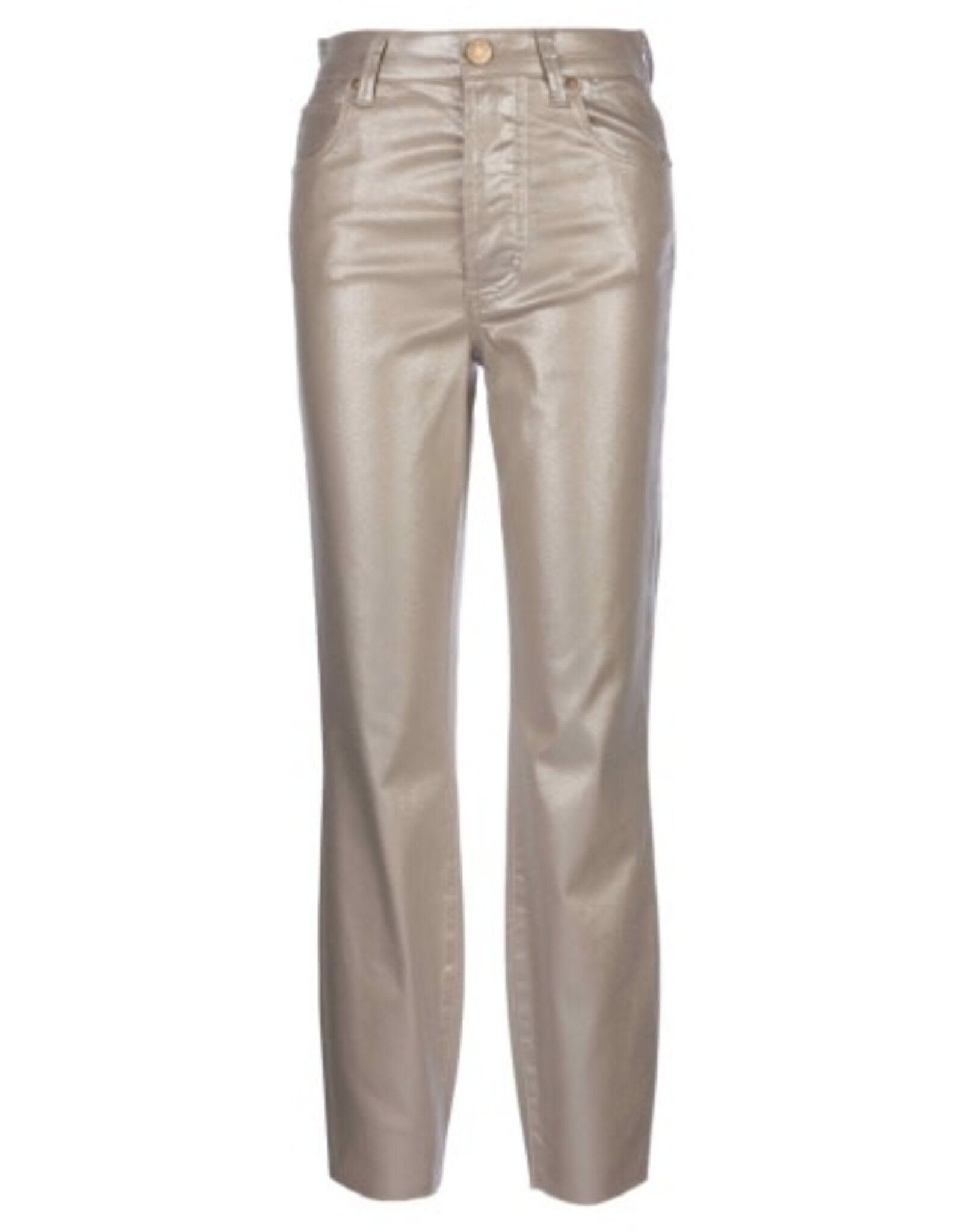 Kut from the Kloth / STS Blue KUT Charlize Coated High Rise Cigarette Leg - Rose Gold