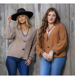 Cactus Buttoned Cardigan