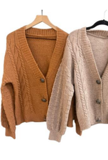 Cactus Buttoned Cardigan