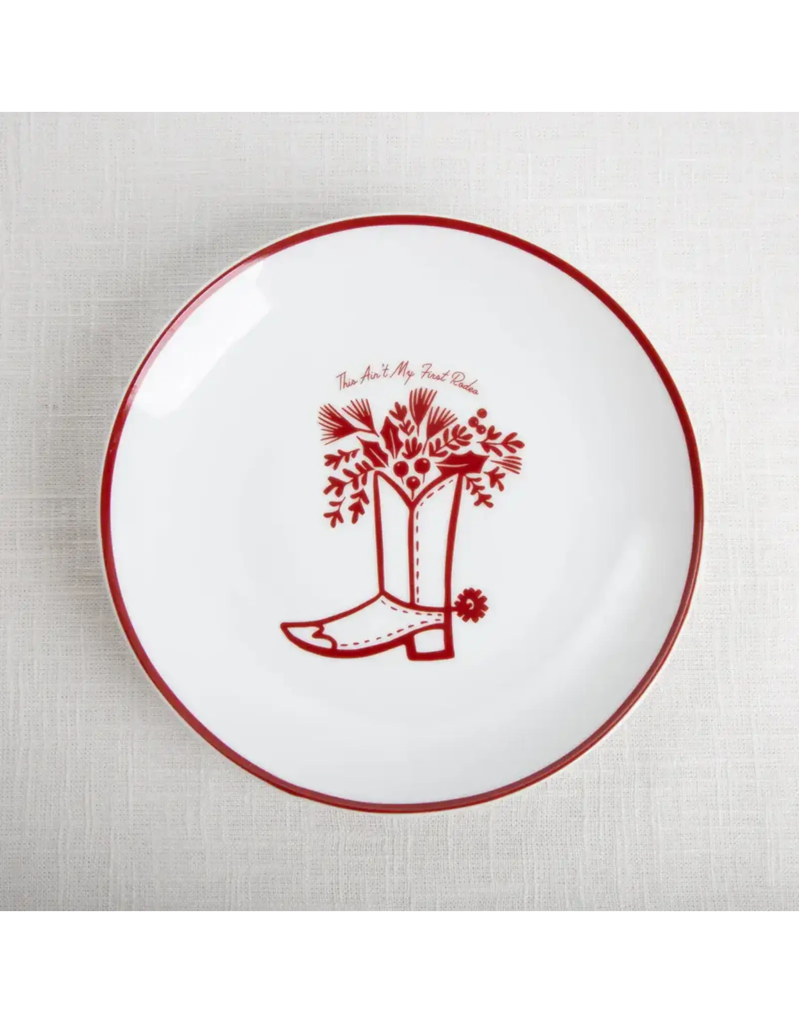 Lovegrass This Ain't My First Rodeo Melamine Medium Plate