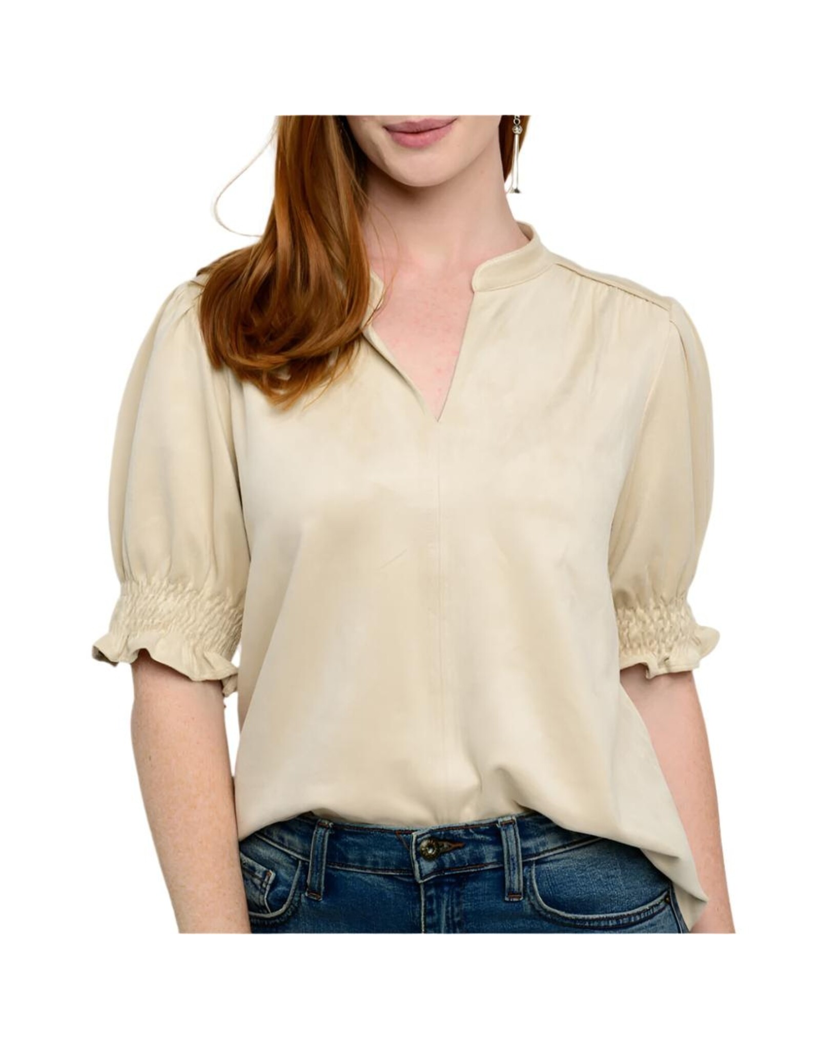 Ivy Jane Ivy Jane Suede Top
