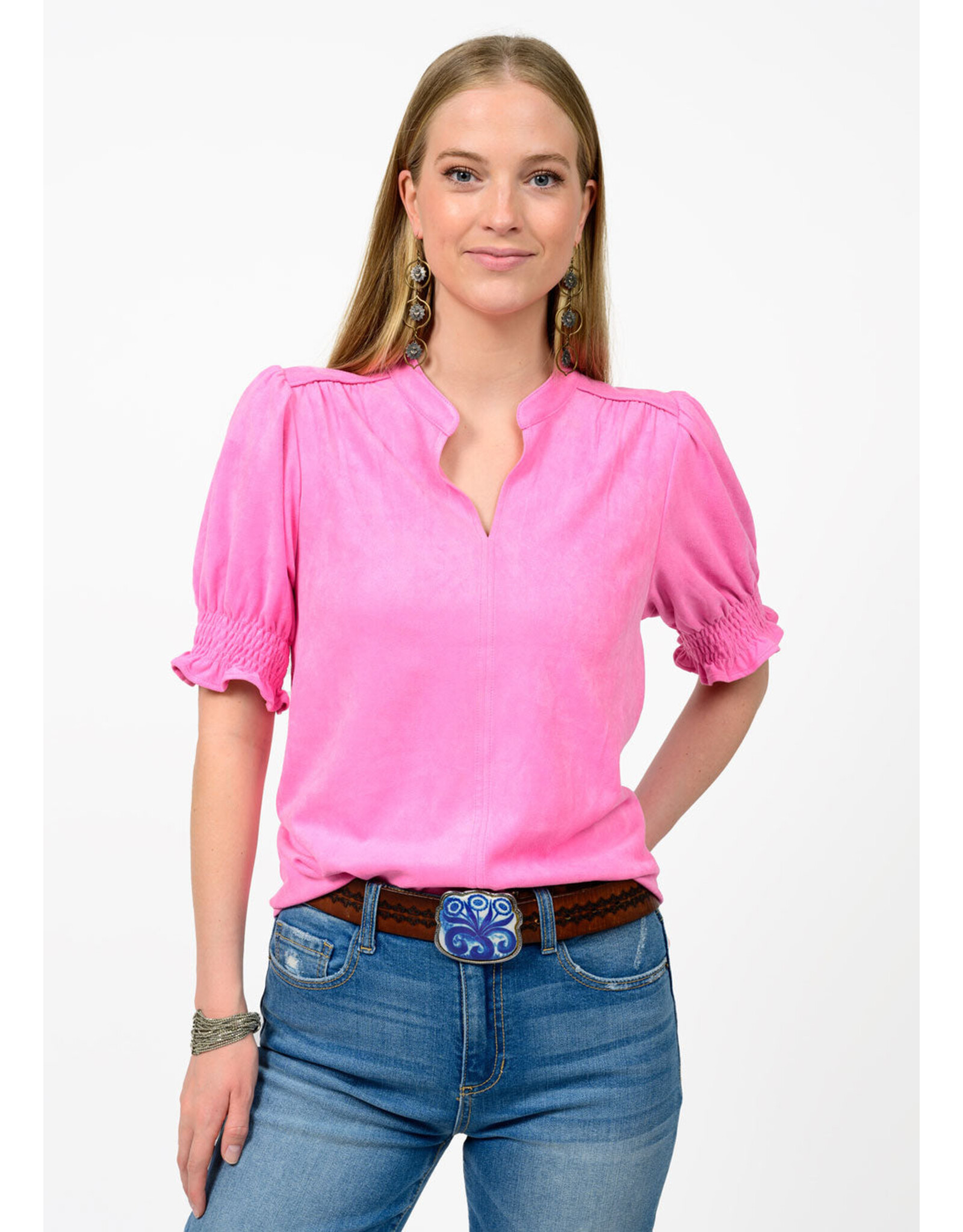 Ivy Jane Ivy Jane Suede Top