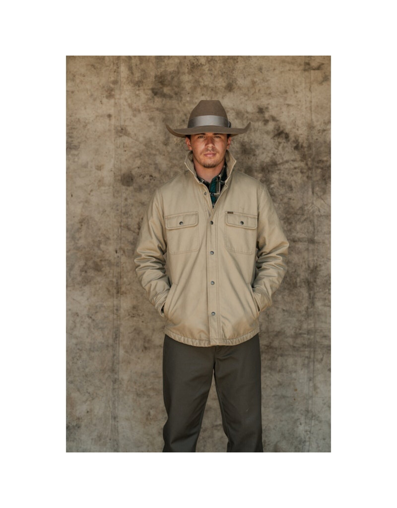 Filson Filson Fleece Lined Jac-Shirt Gray Khaki