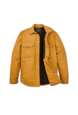 Filson Filson Cover Cloth Quilted Jac−Shirt Yellow Ochre