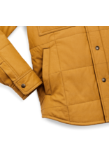 Filson Filson Cover Cloth Quilted Jac−Shirt Yellow Ochre