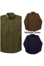 Waffle Button Down Long Sleeve Shirt