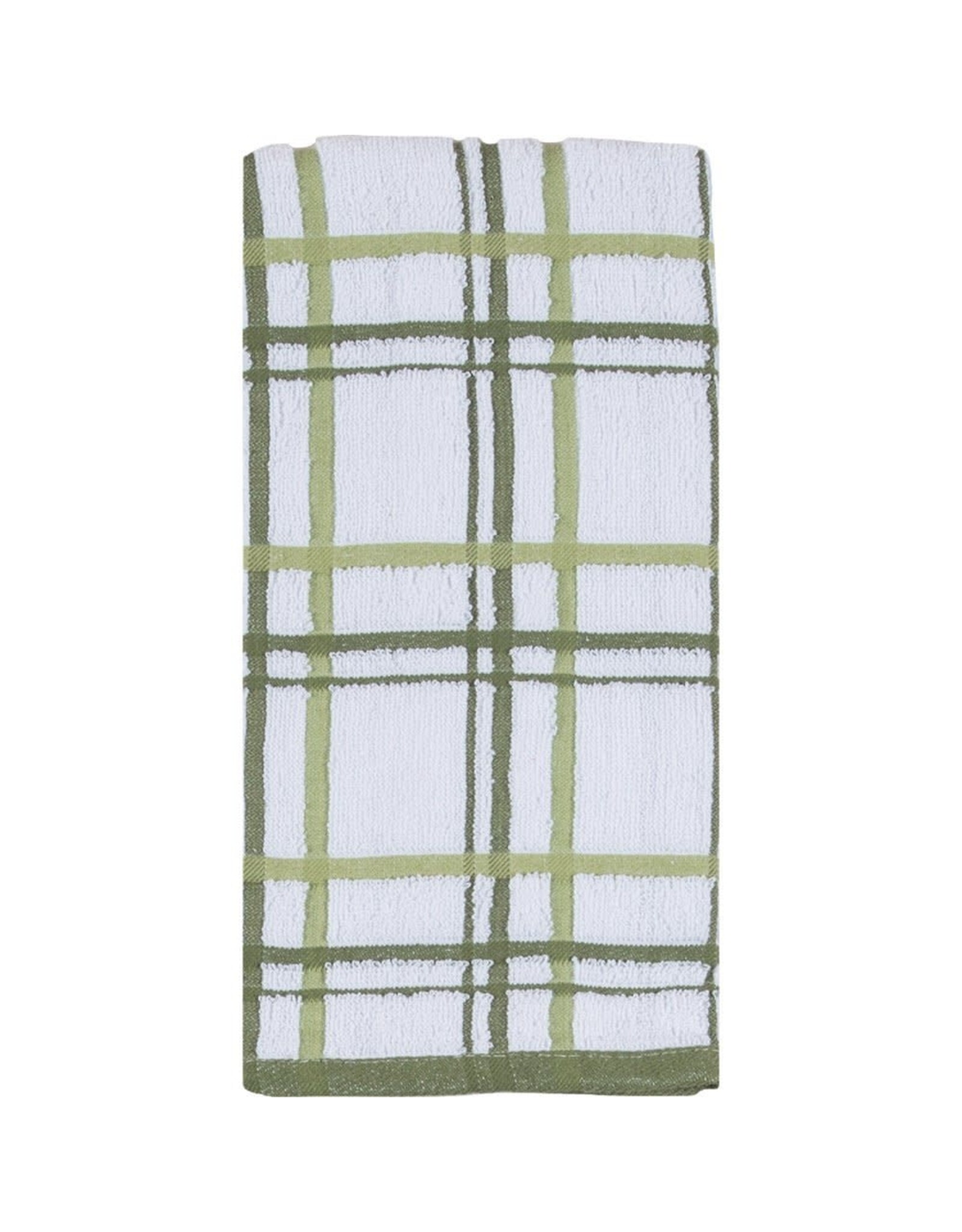 Windowpane 2 Piece Terry Towels - Meadow