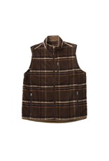 Mens Classic Fit Wool Blend Upton Plaid Vest