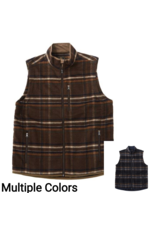 Mens Classic Fit Wool Blend Upton Plaid Vest