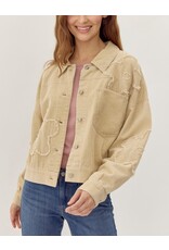 Funky Flower Corduroy Jacket