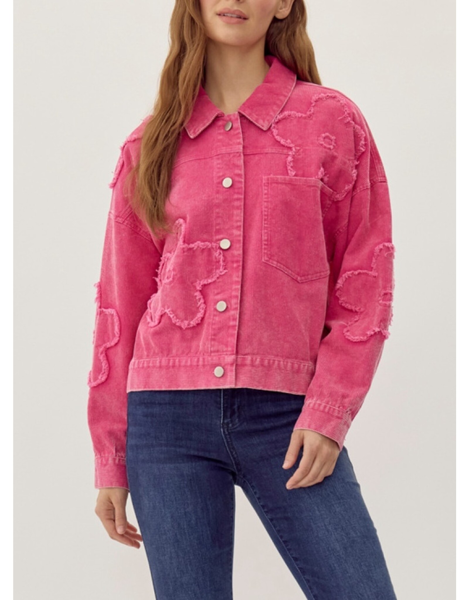 Funky Flower Corduroy Jacket