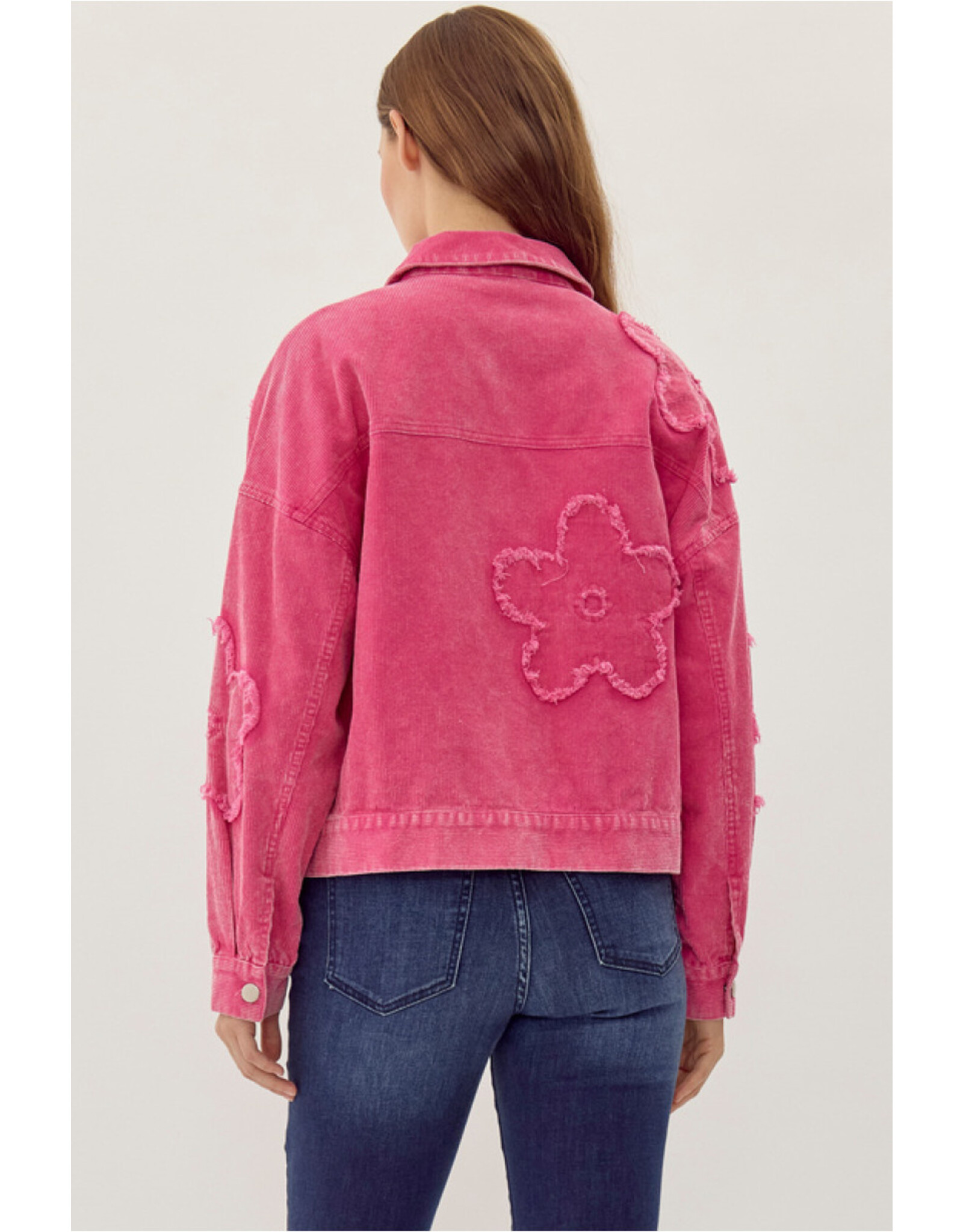 Funky Flower Corduroy Jacket