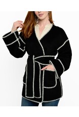 Ivy Jane Ivy Jane Whip Stitched Wrap Coat