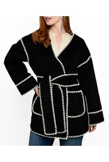 Ivy Jane Ivy Jane Whip Stitched Wrap Coat