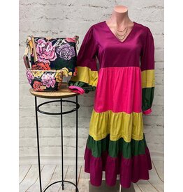 Gwyn Multi Tier Midi Dress