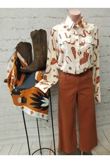 Boot and Snake Classic Western Snap Shirt