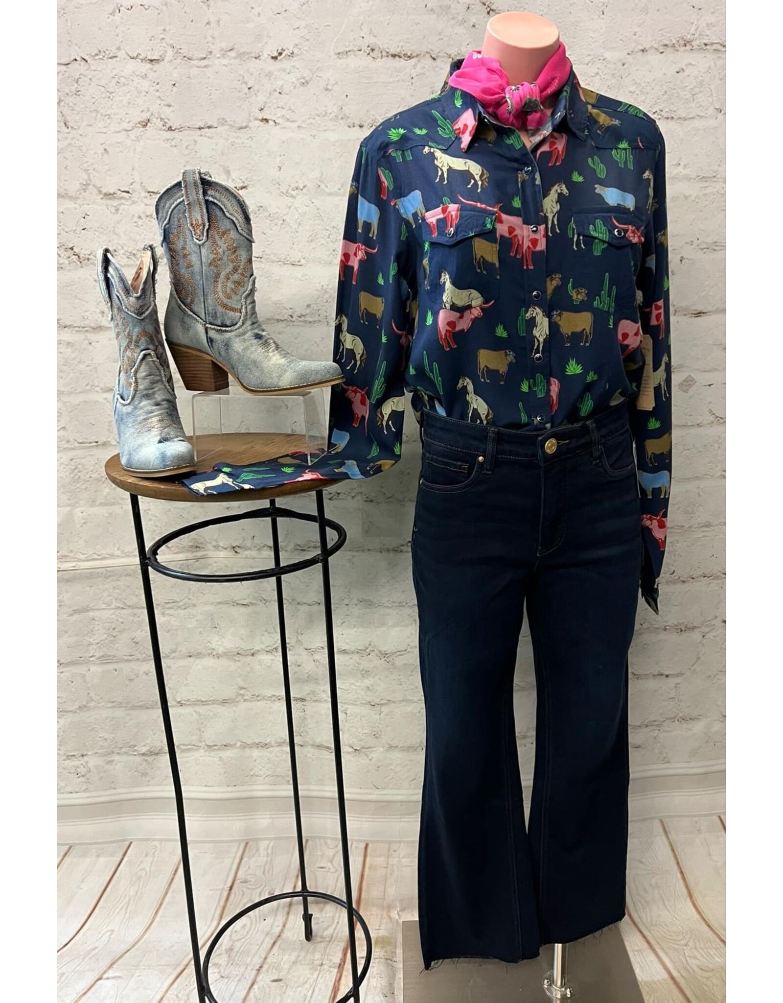 Aztec Ranch Classic Western Snap Shirt