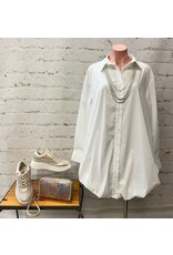 Ella Button Up Long Sleeve Bubble Dress